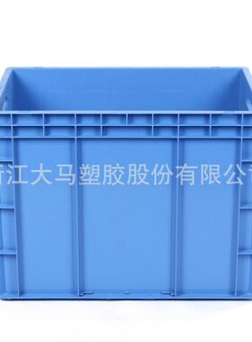 直销EU4644物流专用收纳整理箱加厚塑料灰蓝两色周转箱