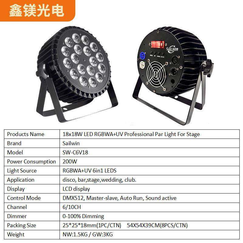 鑫镁18颗六合一全彩led铸铝帕灯婚庆舞台户外演出染色舞台灯,清洗/食品/商业设备,风口/风叶/风机配件,淘宝优惠券,粉丝福利购,淘宝优惠卷