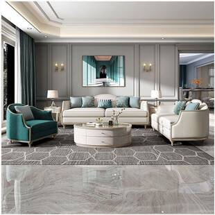 美式轻奢沙发大小户型实木奢华家具现代简约客厅别墅休闲沙发制作