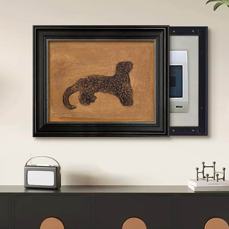 中古风电表箱装饰画2024新款电箱配电箱遮挡挂画轻奢高级感金钱豹,金属材料及制品,金属加工件/五金加工件,淘宝优惠券,粉丝福利购,淘宝优惠卷