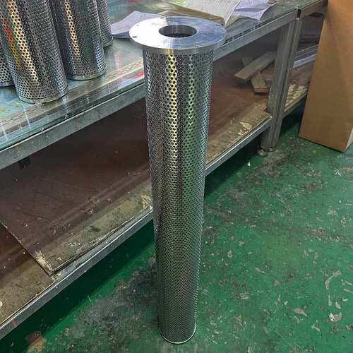 华豫供应液压油管道过滤器用不锈钢骨架滤芯Φ152×60×930