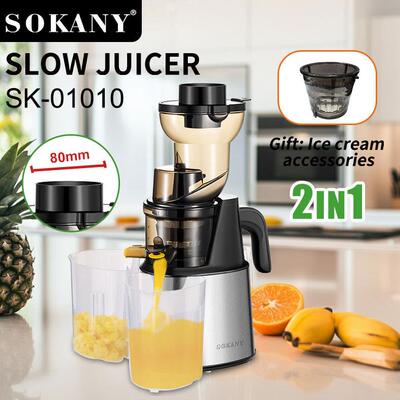 SOKANY01010原汁机慢榨果汁机榨汁分离锁住营养榨汁机JUICER