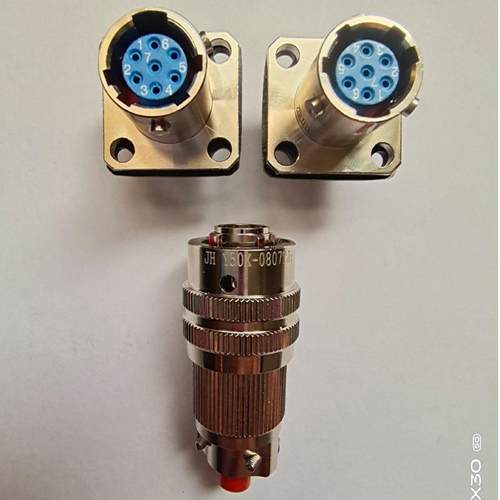 自产8芯圆形连接器插头供Y50X-1608TKY50X-1608ZKY50X-1608ZK10