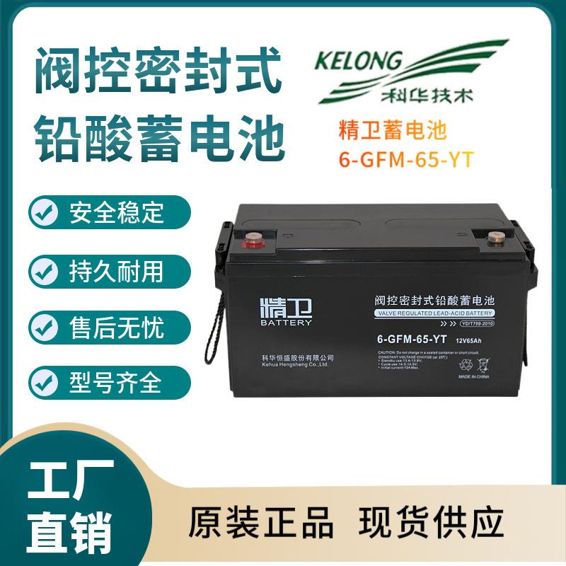 精卫蓄电池6-GFM-65-YT 12V6H 后备电源 数据基站 直流通信三年