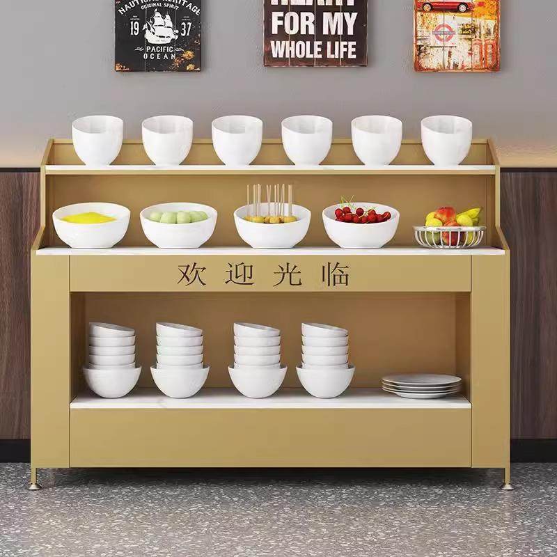 火锅店调料台自助餐厅小料台烤肉店蘸料台水果凉菜摆台饭店佐料台