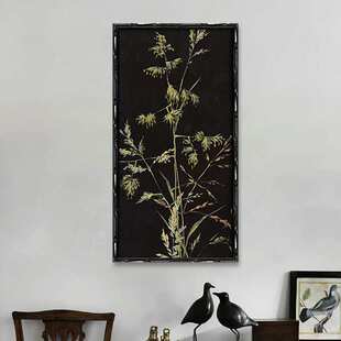 《万物生》法式复古黑白色调挂画新中式中古风客厅餐厅玄关装饰画