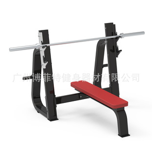 卧式平凳推举训练架 平板卧推杠铃架 卧式平推健身器材生产厂家