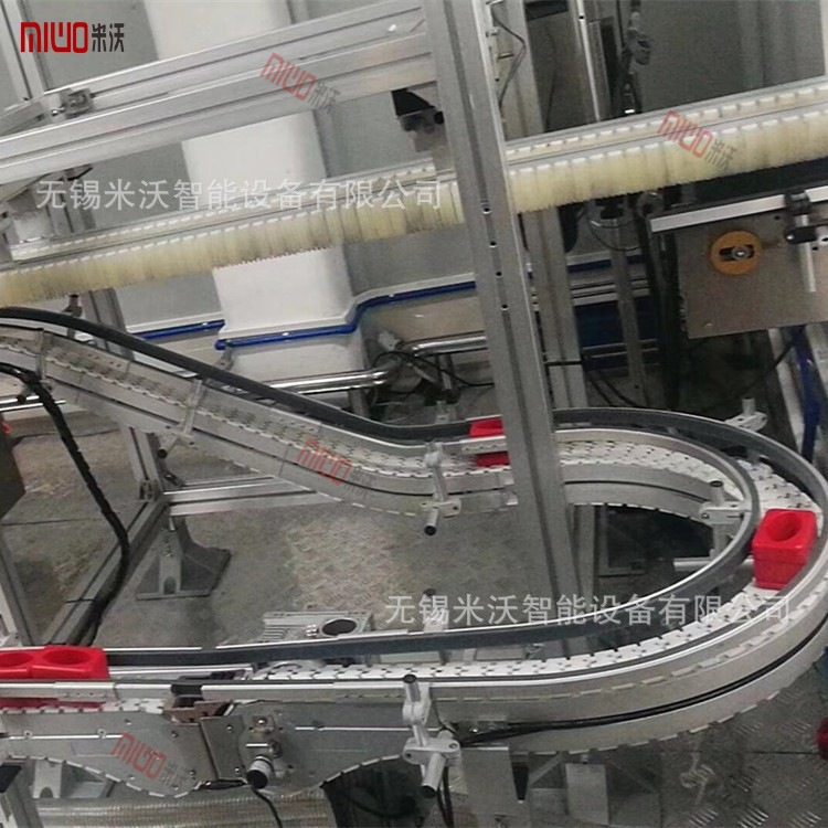 环形模具柔性输送 化妆品日用品罐装 转弯脱模输送 汽车零配件线