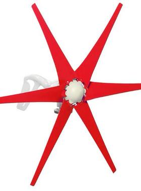 800W风电机组6片红色DC12V/24V风电机组高风电机组-24V