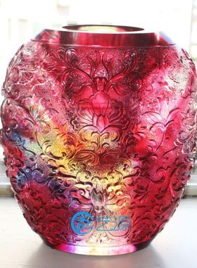 琉璃花瓶创意家居饰品闺蜜家人朋友同事结婚生日礼品礼物实用摆件