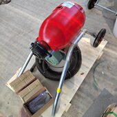 纽威达电动管道疏通机 GQ200自动疏通机 饭店下水道地漏疏通机