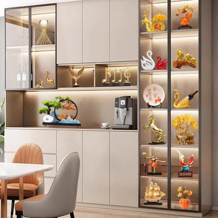 高档客厅红酒架摆件酒柜装饰品家居现代轻奢玄关电视柜餐边柜摆设