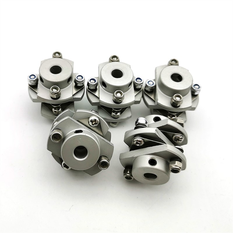 蝶形联轴器铝合金k柔性弹性金属编码器用双膜片式连轴器6 8 10mm