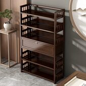 小型博古架中式 茶柜置物架茶室氛围布置非实木多层茶叶茶具收纳柜