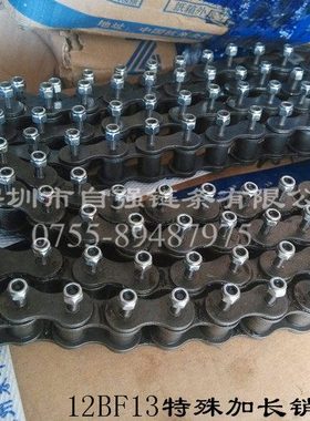 12B加长销轴链条12B特殊加长销轴输送链12BF13-1*80L东华自强链条