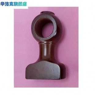 老款实木窗帘杆固定杆窗帘轨道支架单双罗马底座配件托架装饰头