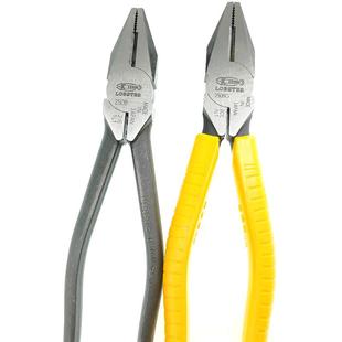 200 日本虾牌LOBSTER 8寸钢丝平口钳老虎钳电工综合钳2508G