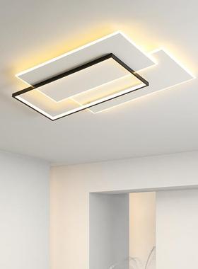 客厅灯简约现代大气创意极简长方形led吸顶灯北欧2025新款卧室灯