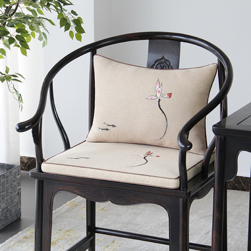 红木椅沙发垫四季通用中式实木椅子茶椅垫圈椅坐垫带靠背餐桌椅垫