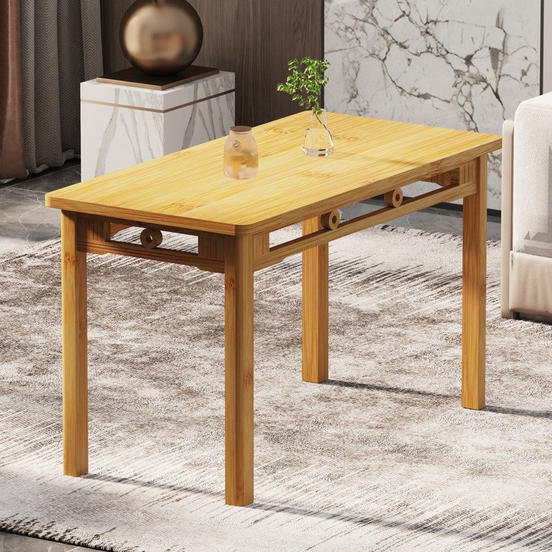 茶桌新中a式家用方桌吃饭餐桌书桌学习桌实木简约茶几电脑桌小桌