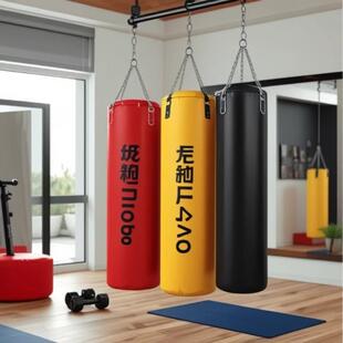 拳击沙袋武术训练吊式沙包健身房拳击吊袋泰拳成人沙袋可印字