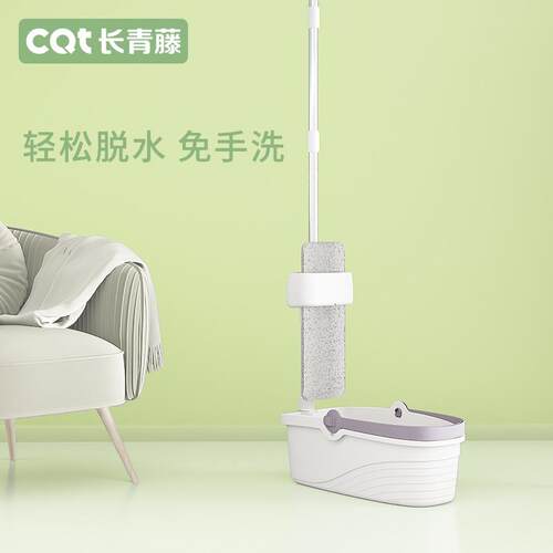 平板拖把懒人家用拖把桶套装干湿两用拖布带桶一整套免手洗拖把