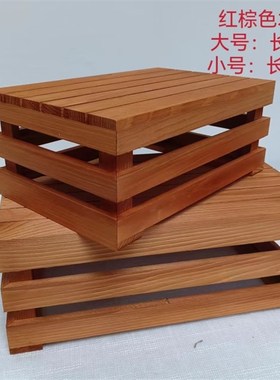 木质收纳筐白色复古做旧r面包托盘森系甜品台装饰摆件拍摄道具摆