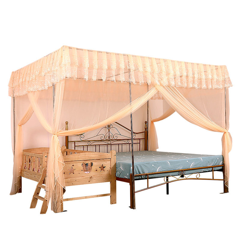 加大蚊帐超大号加宽母子小床儿童家用定做特O殊尺寸拼接床蚊帐订