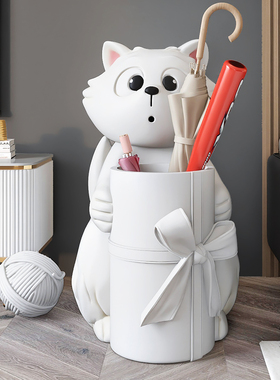 猫咪客厅落地摆件家居饰品大型轻奢收纳盒电视柜装饰乔迁开业礼物