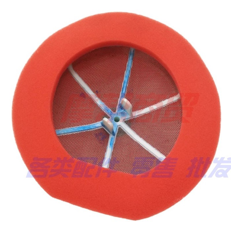 海陵越野摩托车配件空滤芯M4MX6华阳T4T6N贵尊空气滤清器海绵支架