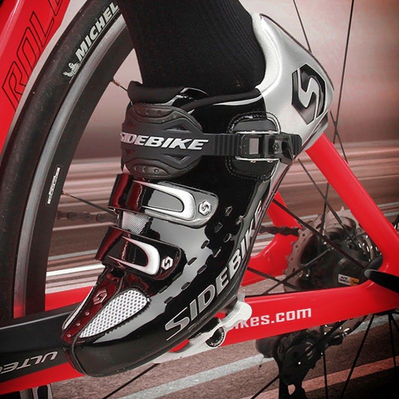 公路车山地自行车锁鞋骑行鞋锁踏套装透气动感单车硬底鞋男女通用