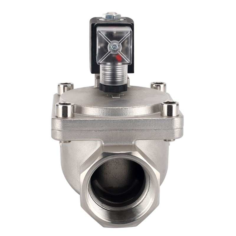 常闭不锈钢高压电磁阀防潮电子阀DN1A5 20 25 4分 1寸管道开关水