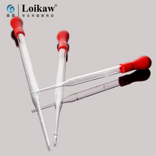 200mm 160 玻璃滴管乳胶帽红皮头滴管滴管帽盒装 直形玻璃滴管110