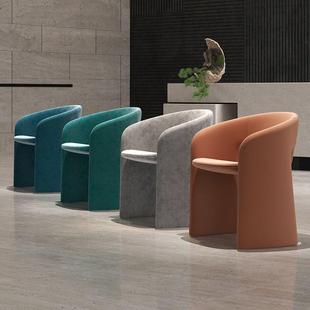 网红罗奇堡餐椅休闲咖啡厅主题餐厅桌椅异形接待洽谈单人创意椅子