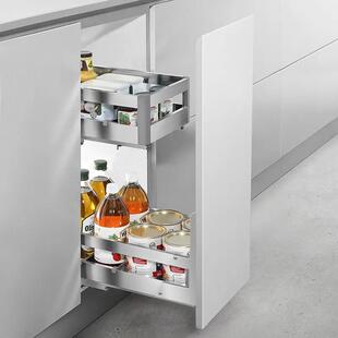 悍高 L系列.橱柜拉篮碗篮调味篮双层厨房碗碟整体拉篮家用