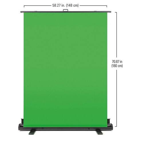 直销新品1.48x1.8m地拉幕布移动便携直播背景绿布拍摄背景布