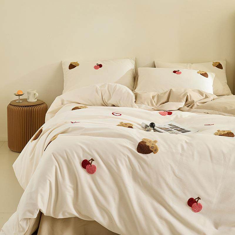 母婴级100支全棉磨毛四件套秋冬加厚床单被套纯棉床上用三件套,清洗/食品/商业设备,风口/风叶/风机配件,淘宝优惠券,粉丝福利购,淘宝优惠卷