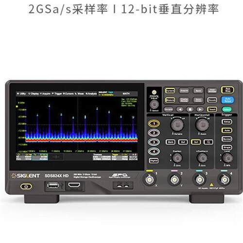 鼎阳数字示波器12-bit分辨率200M4通道2G采样SDS824XHD