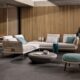 户外沙发庭院家具北欧别墅酒店花园室外露天院子柚木藤编转角组合