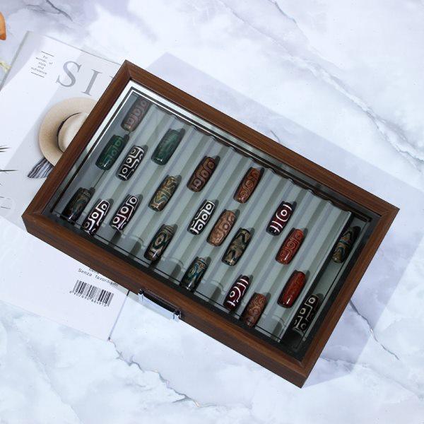 天珠收纳盒子玛瑙珠收藏展示带盖防尘大容量看货盘裸珠收纳托盘,饰品/流行首饰/时尚饰品新,首饰盒,淘宝优惠券,粉丝福利购,淘宝优惠卷