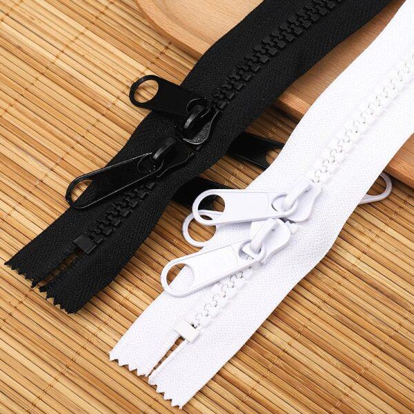 户外帐篷拉链10号树脂双向双面拉头双头闭口加宽特大牙工程棚蓬房