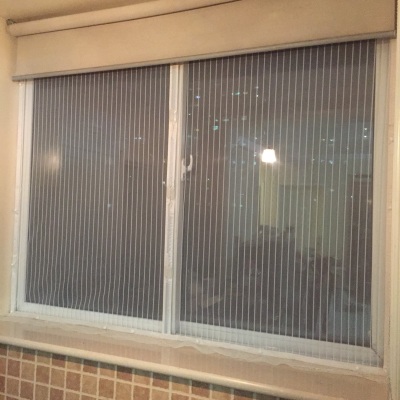 定做磁性防蚊纱窗 J门帘免穿磁条窗