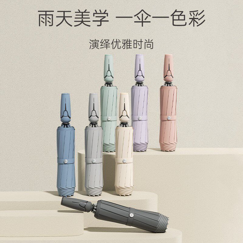木羽集市 左都全自动反向伞超大号士加厚抗风暴女晴雨折叠
