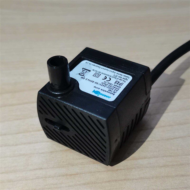 工艺品喷泉鱼池配件2W2.5W3W5W静音耐用水泵循环12彩灯雾化加湿器