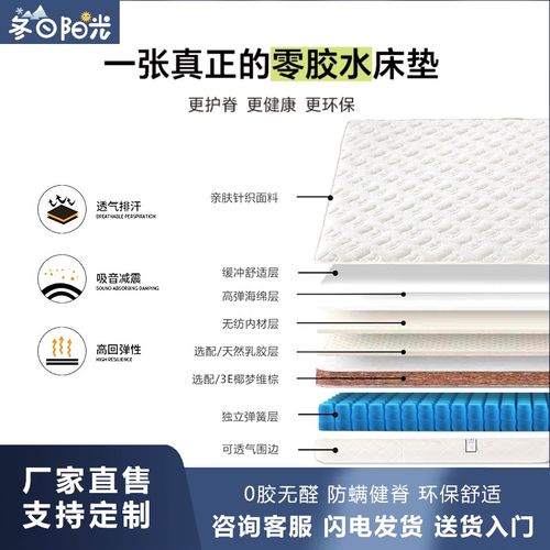 软硬两用弹簧床垫双人1.8米棕垫床垫学生宿舍家用椰棕乳胶袋装