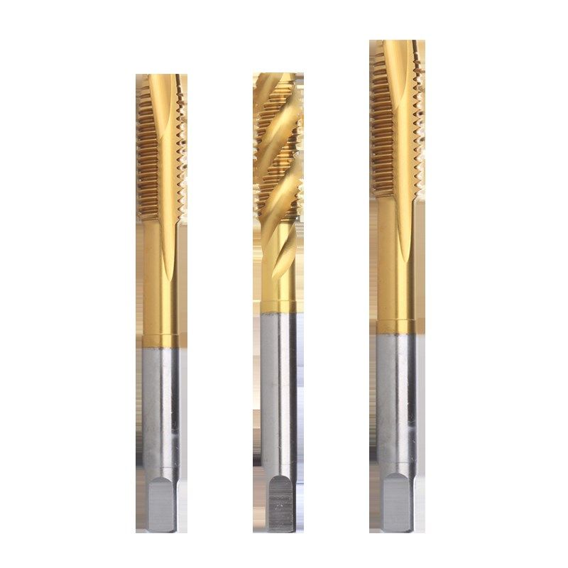 镀钛丝锥M2螺旋M3加硬M4丝攻M8直槽M10机用先端MY6不锈钢钻头