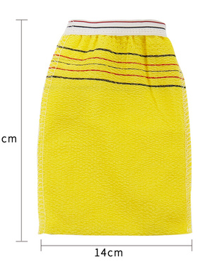 一次性搓澡巾强力搓泥澡堂浴y室搓背澡巾浴场澡巾黄色搓澡毛巾