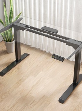 特惠!家用升降电脑桌学习桌工作台电动升降桌Timotion电机办公桌