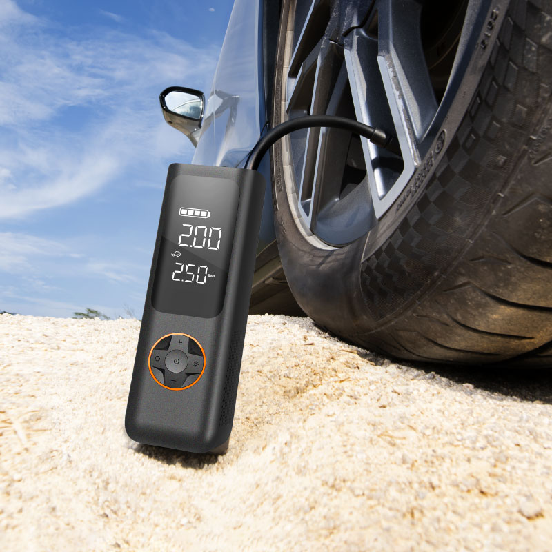 骑记车载充气泵便携汽车车u用轮胎电动打气筒摩托车电动车充气宝P