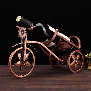 创意红酒架欧式葡萄酒架子时尚酒瓶架倒挂放高脚杯架装饰摆件酒架